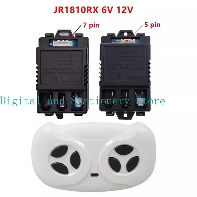 Remote Transmitters for JR1810RX Child Electric Car 6-12V Control Box Kids Electric Vehicles Remote 5 Pin/7 Pin Receiver