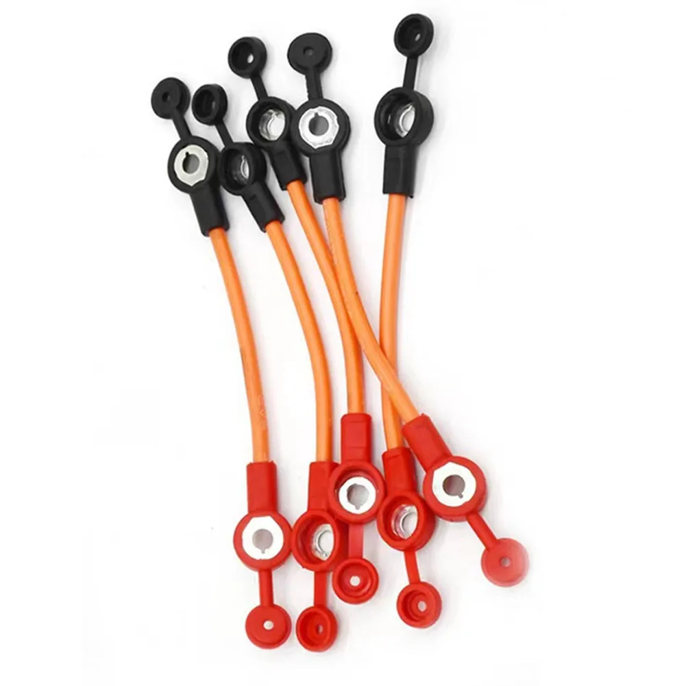 6Pcs Ebike Battery Cable Electric Bicycle Ebike Battery Cable Copper Flexible Car Battery Cable Bicycle Trainers Accessories