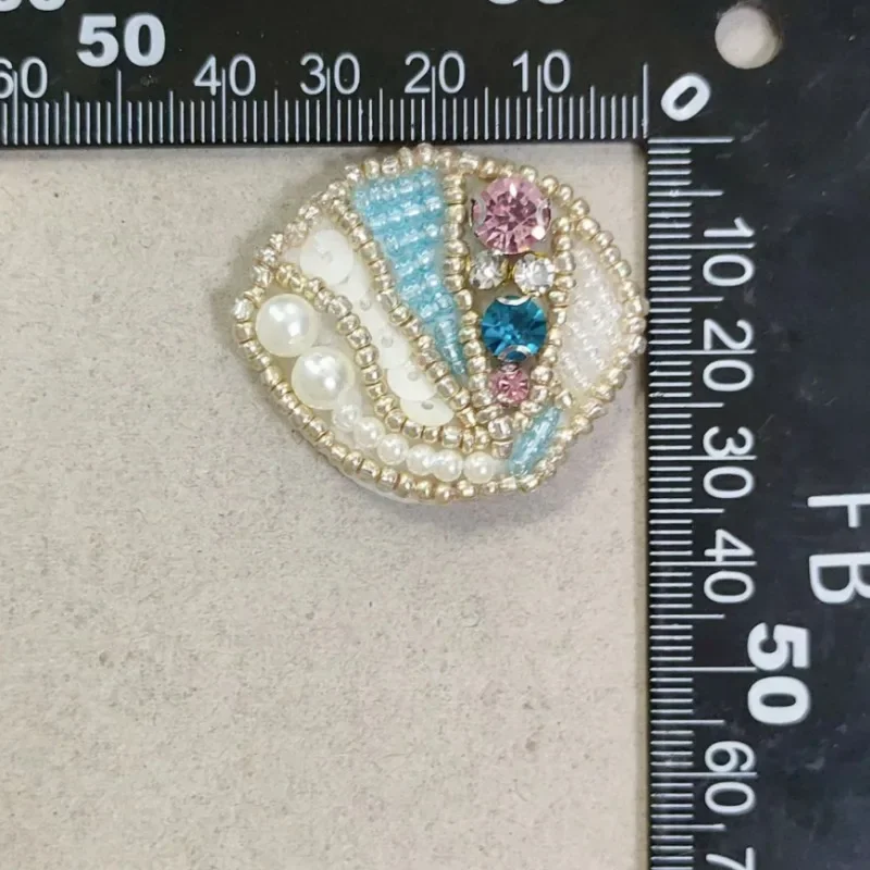 1 PCS Starfish Shell Sea Screw Bead Patch DIY Sewing Clothing Bag Shoes Socks Hat Decorative Sea Life Patch