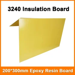 200*300mm Epoxy Resin Insulation Board for Battery Pack 3240 Thin Fiberglass Board High Temperature Resistant Board