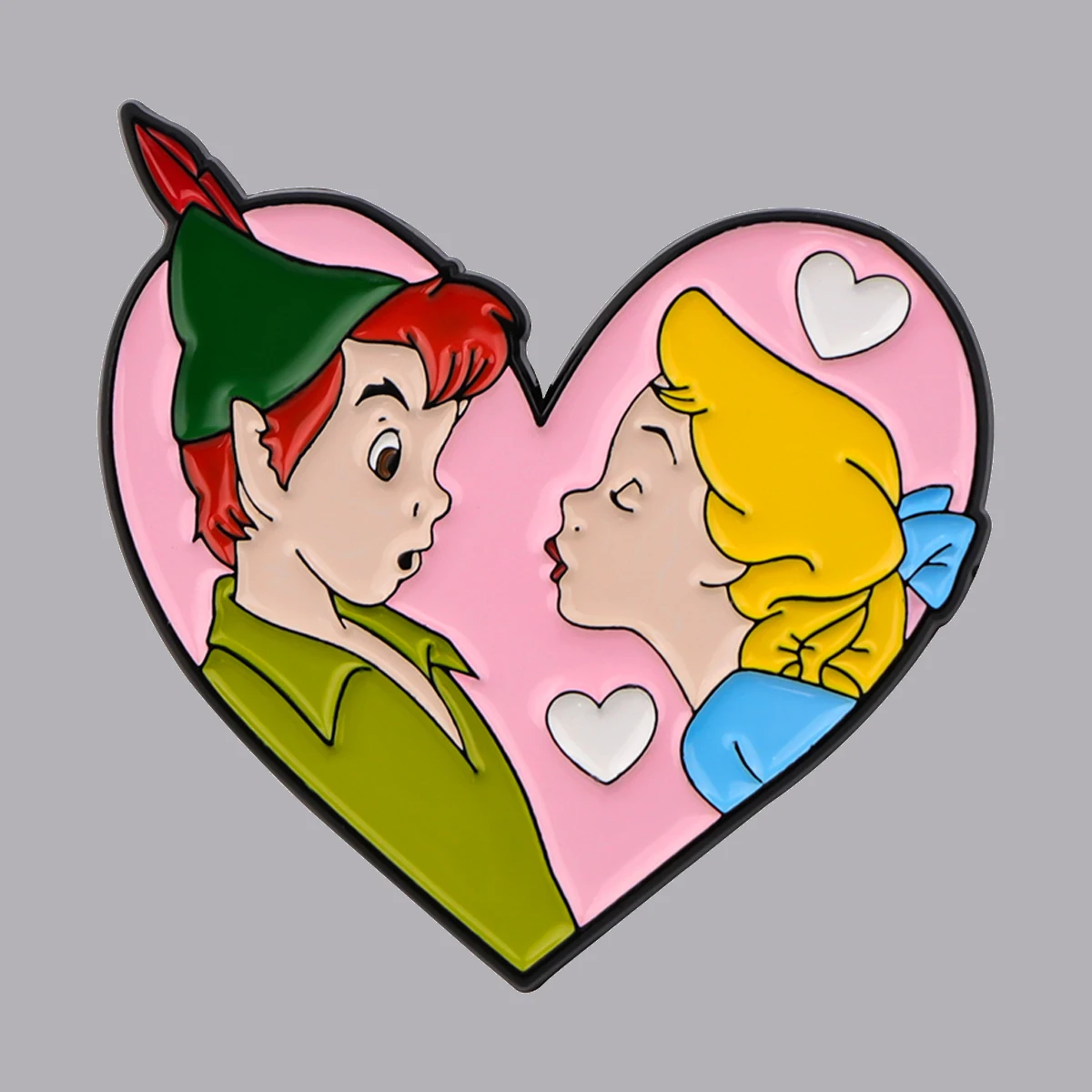 Fantasy Animated Movies Enamel Pin Heart Brooch Pines Lapel Pins Badge on Backpack Clothing Accessories Couple Jewelry Gifts