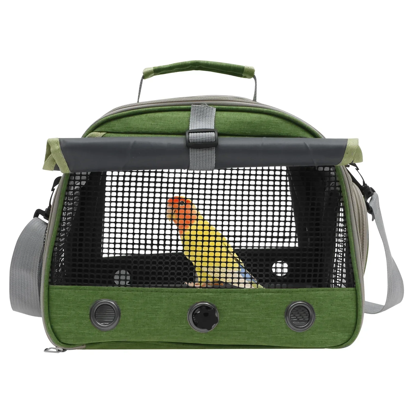 

Portable Bird Travel Carrier Transport Bird Cage With Stainless Steel Tray Small Pet Breathable Parrot transfer Bird accessaries