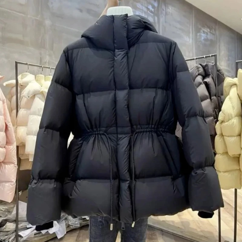 2025 New Winter Waist Cotton Jacket for Women Fashionable and Versatile Warm Cotton Jacket