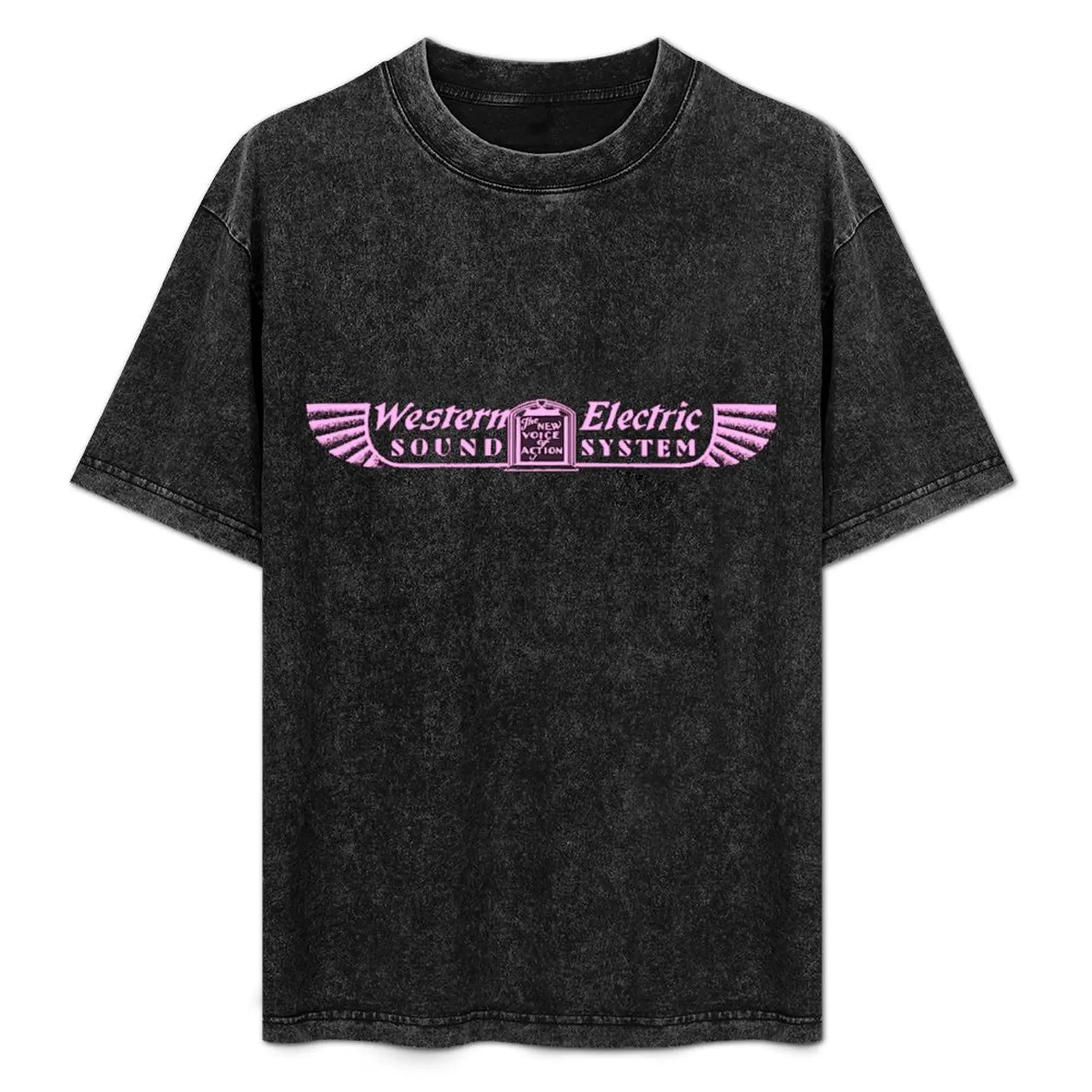 

Western Electric Vintage Logo T-Shirt Casual Fashion Short Sleeve Cotton T-Shirt