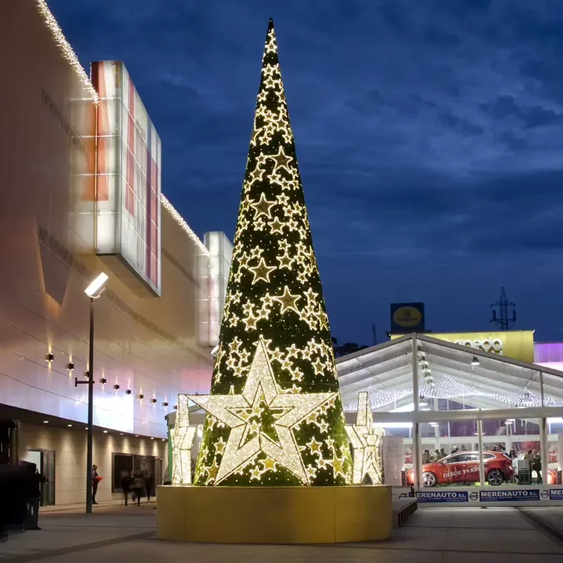 king Artificial Christmas Tree/ Wire Frame Christmas Tree/led Metal Christmas Tree Europe