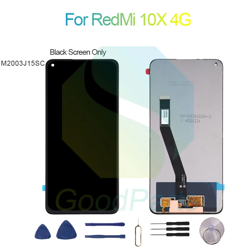 For RedMi 10X 4G Screen Display Replacement 2340*1080 M2003J15SC For RedMi 10X 4G LCD Touch Digitizer