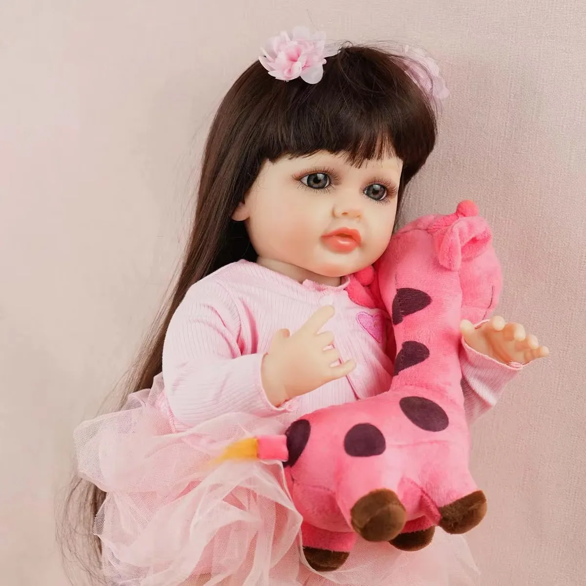 

JOYORA Vinyl Girl Doll Fashion Rebirth Doll Exquisite Toy Art Collection Doll DIY Girl Doll Handmade High Quality Birthday Gift