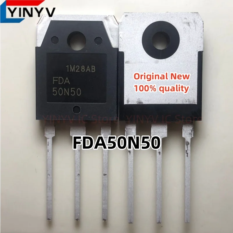 5Pcs FDA50N50  FDA 50N50 TO-3P  500V 48A N-Channel MOSFET Original New 100% quality