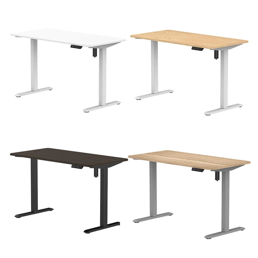 

Electric Height Adjustable Standing Desk 2 Legs Assembly Modern Office Staff Sit to Stand Desk