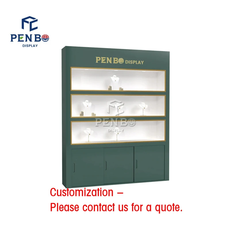 

custom.Cosmetic and Jewelry Shop Designs Glass Jewelry Display Cabinet Shop Furniture Jewel Showcase With Cashier Counter