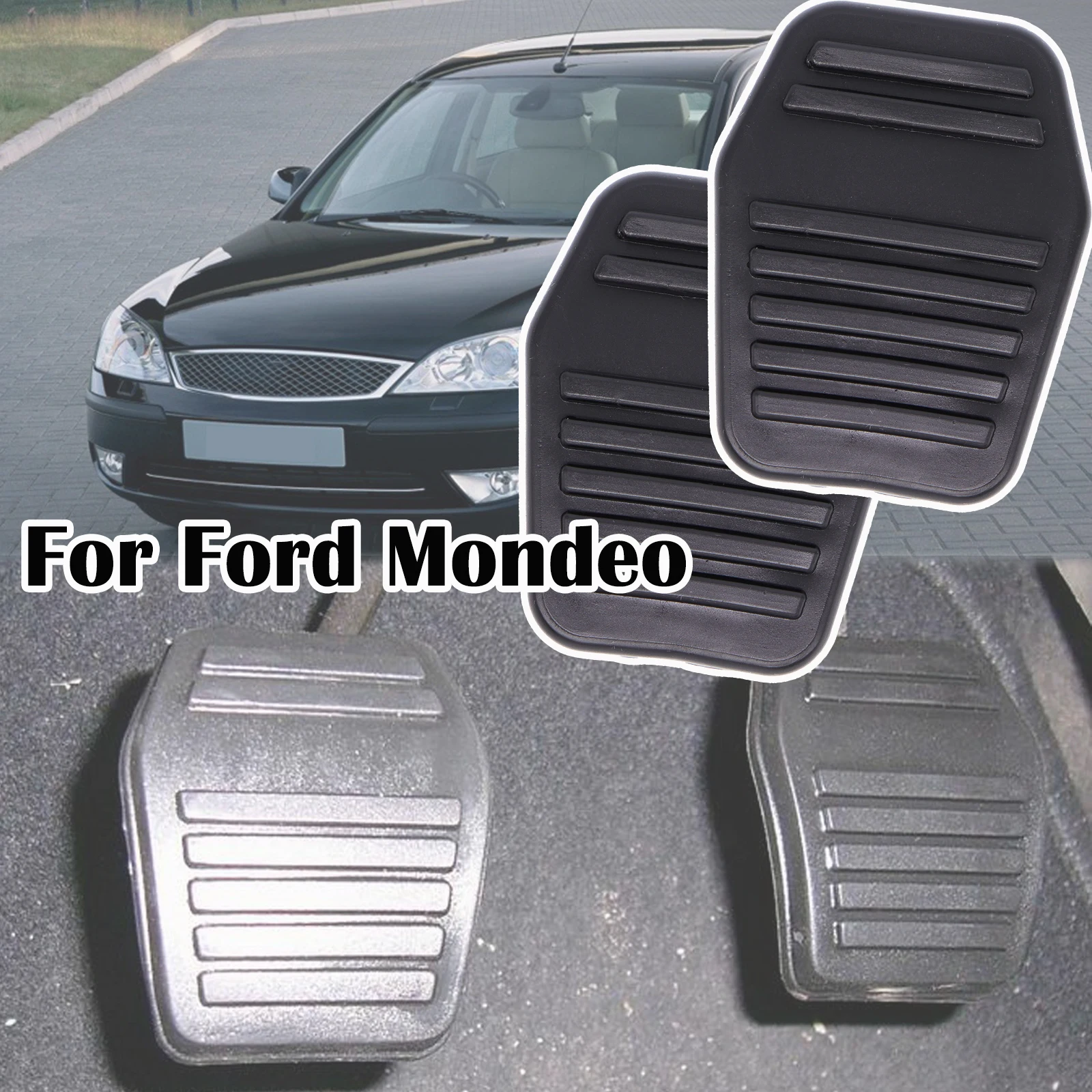 For Ford Mondeo MK3 1993 1994 1995 1996 1997 - 2007 Mondeo Turnier 1993-1996 Car Brake Clutch Foot Pedal Pad Cover Accessories