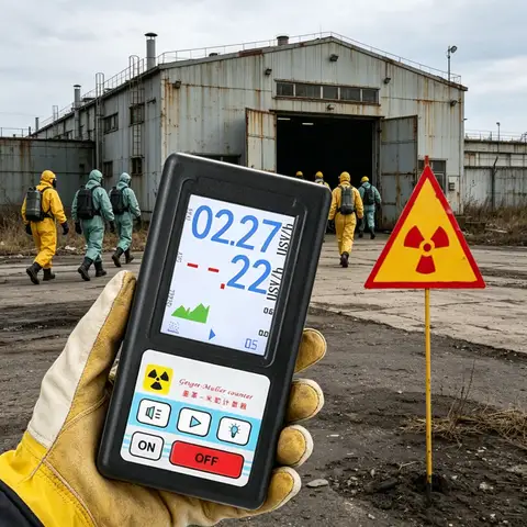 BR-6 Geiger Counter Personal Dosimeter Nuclear Radiation Detector LCD X-ray Beta Gamma Detector Radioactive Tester Marble Tool
