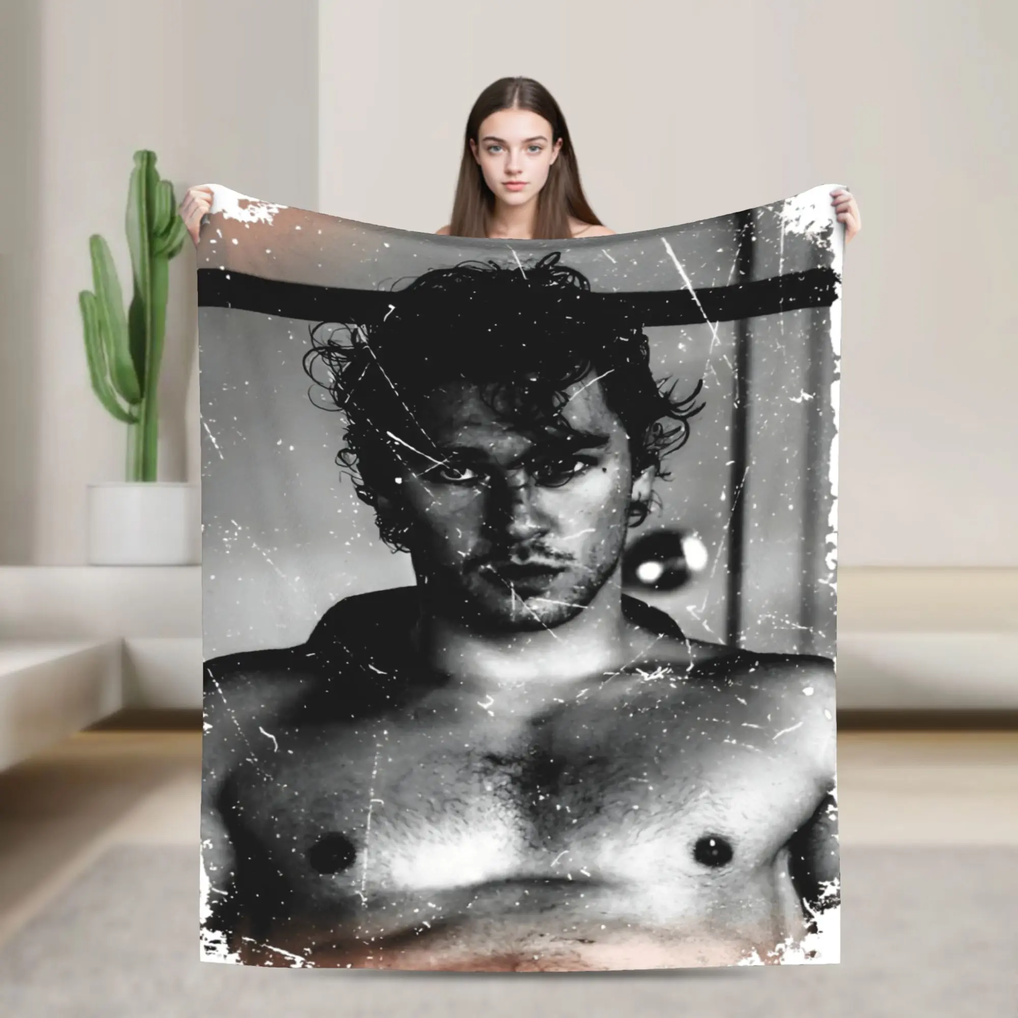 2026 New Campus Briar Garrett Graham 44 Warm Comfy Blanket For Bedroom  Aesthetic Throw Winter Travel Office Flannel Bedspread