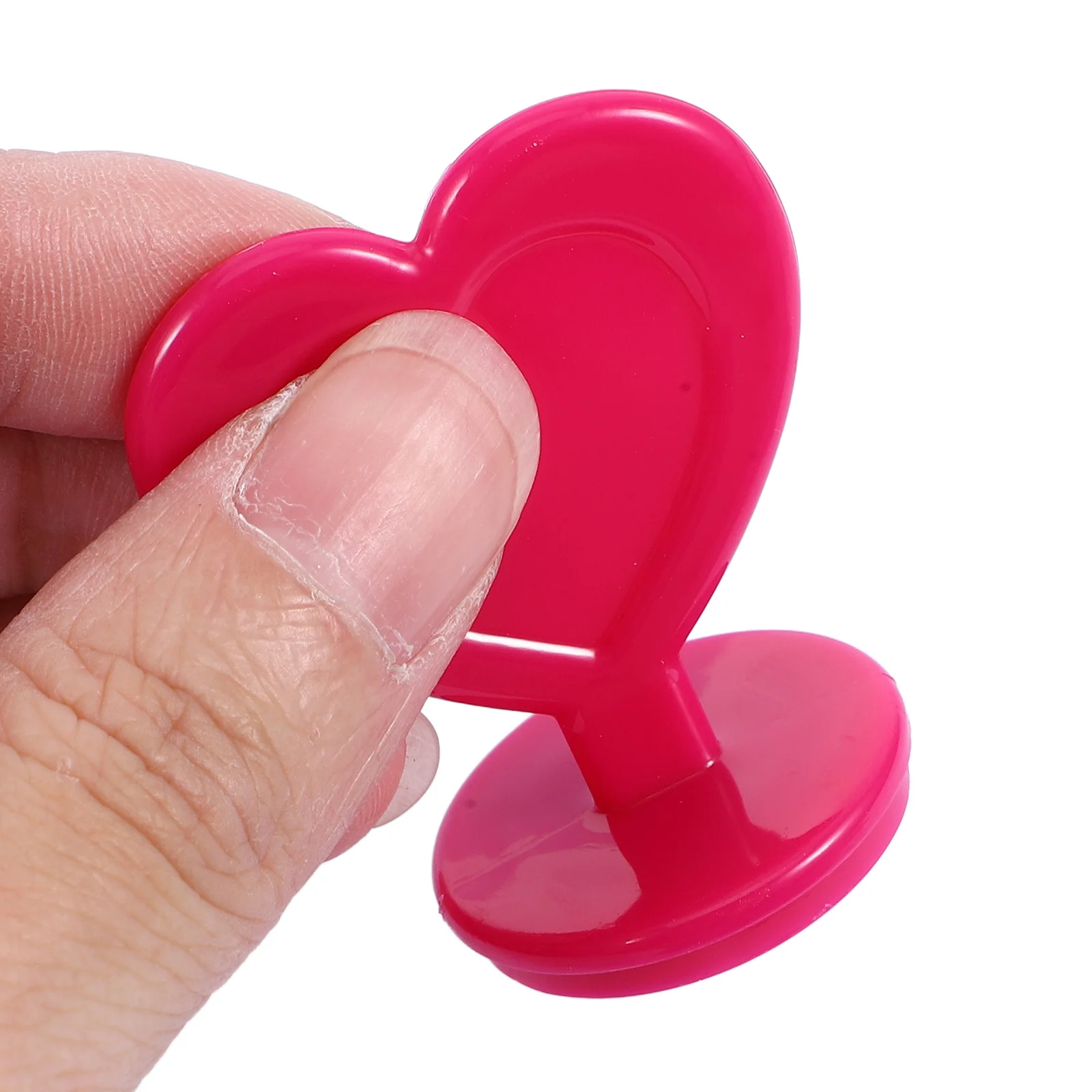 Timbres en forme de cœur pour enfants, 12 pièces, matière plastique sûre pour bricolage, artisanat, scrapbooking, journaux, décoration de cartes, timbres pour enfants