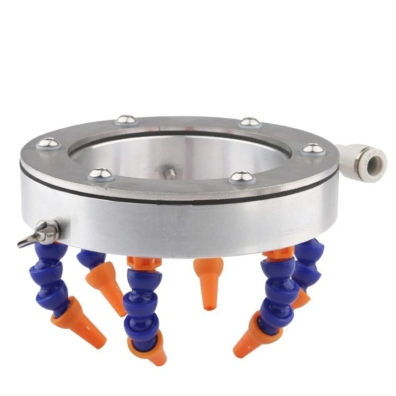 62mm-150mm Coolant Spray Ring for CNC Spindle, Water Oil Cooling Nozzle