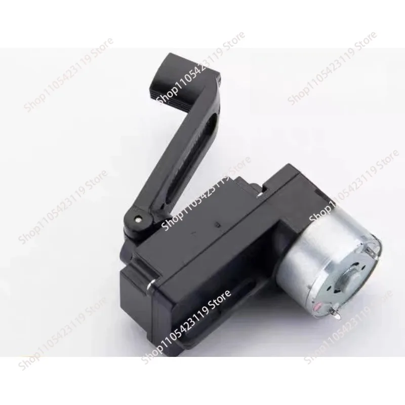 Miniature hand generator, emergency lighting, DC motor, foldable hand crank, small portable mini household