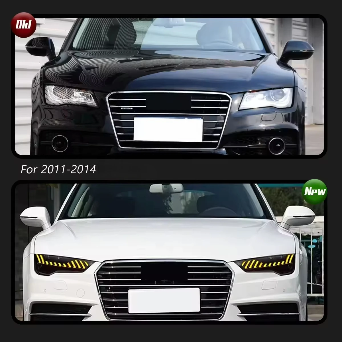 Factory Bestseller Full LED Headlight 6000K 100% Waterproof for A7 2011-2014 Easy Plug-In Replacement