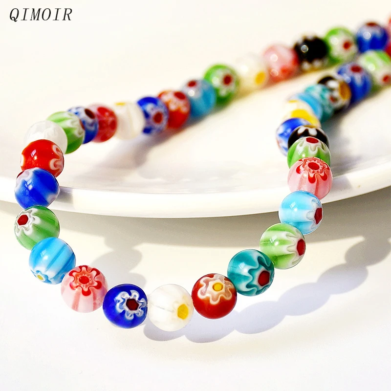 Multi Colors Glass Beads Short Necklace For Women Bohemia Spring Summer Bright Styles Designer Fashion Jewelry Gifts Party C1335