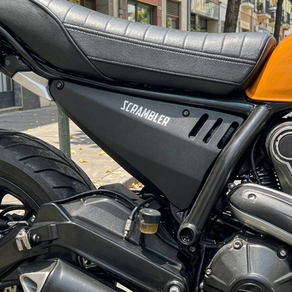 Motorcycle Accessories Side Frame Mid Cover Panel Fairing Cowl For Ducati Scrambler 800 Icon 400 Sixty Desert Sled Full Throttle
