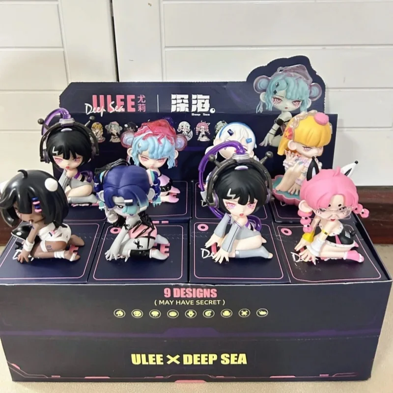 Caja ciega Ulee Deep Sea Series, juguete de modelos coleccionables para niñas, sorpresa de cumpleaños, decoración Interior de moda, regalo misterioso
