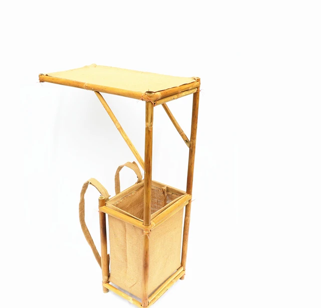 Backbasket made of bamboo, scholar and student endorsement box, walking monk champion box,