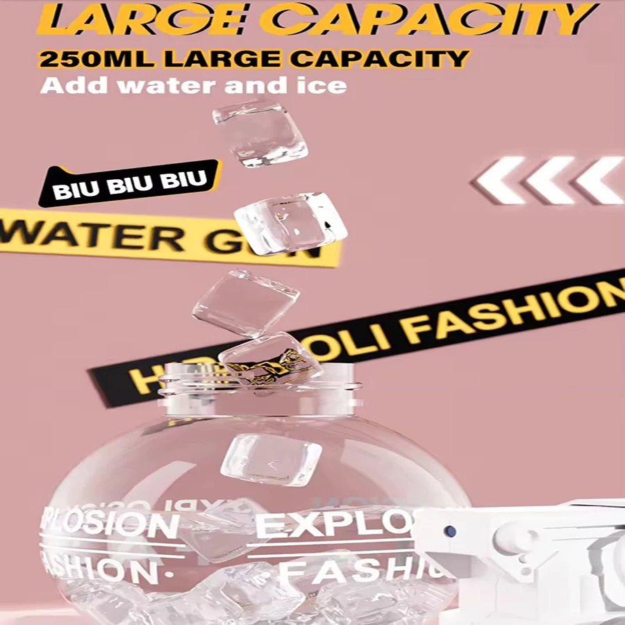 محاكاة القنبلة اليدوية شكل الكرتون مدفع المياه للأطفال الصيف التدفق المياه بركة شاطئ البحر لعبة الماء مضحكة