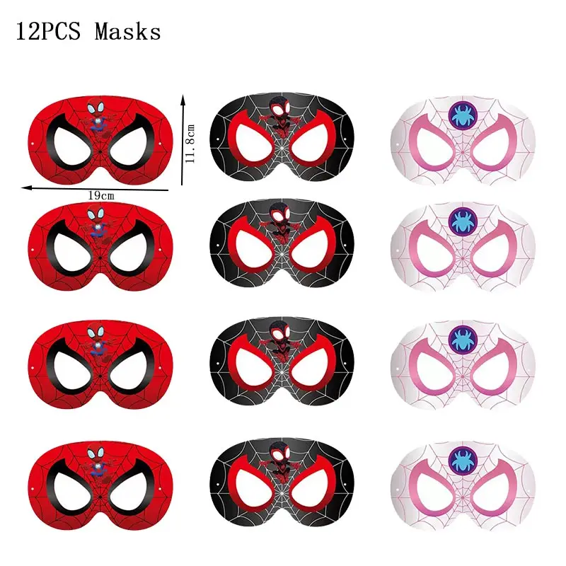 Spidey And His Amazing Friends Birthday Party Decoration Spiderman Theme Tableware Cup Plate Spidey Balloon Supplies For Kids