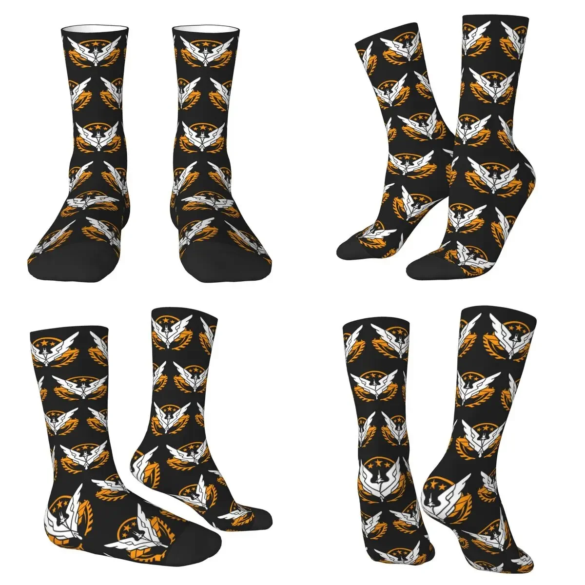 

Elite Dangerous - Triple Elite Socks Harajuku Super Soft Stockings All Season Long Socks for Man Woman Valentine's Day Gifts