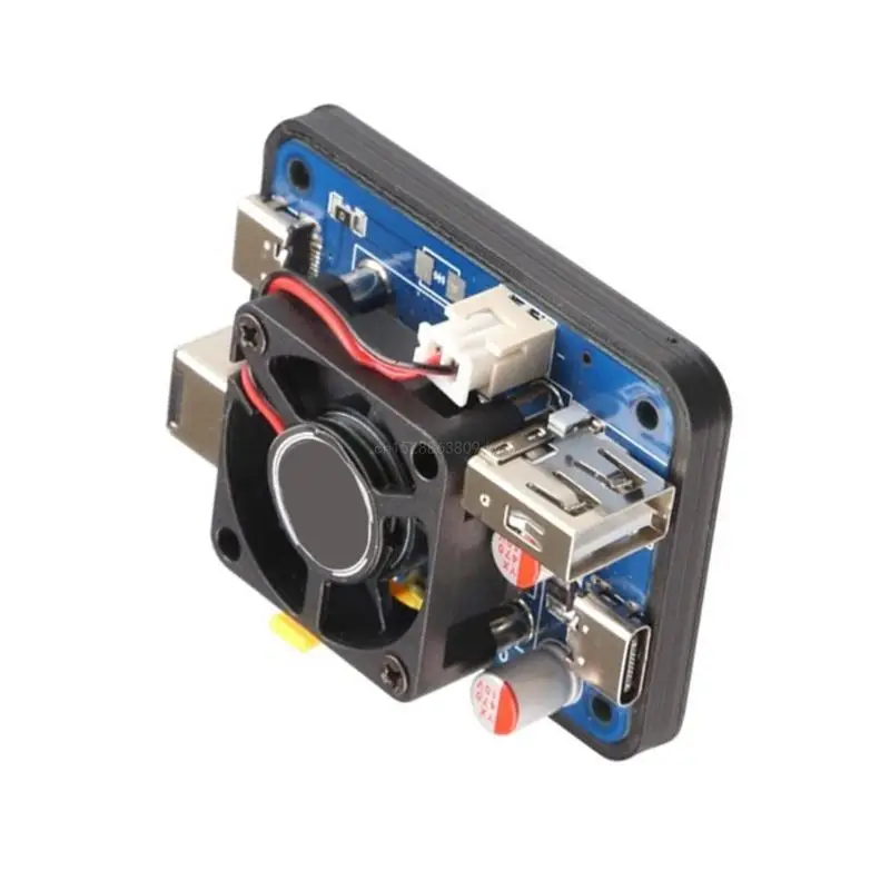 High Power 5V5A PD Supply Module for RPi 5 Power Module Wide Two Input Two Output Multiple Ports