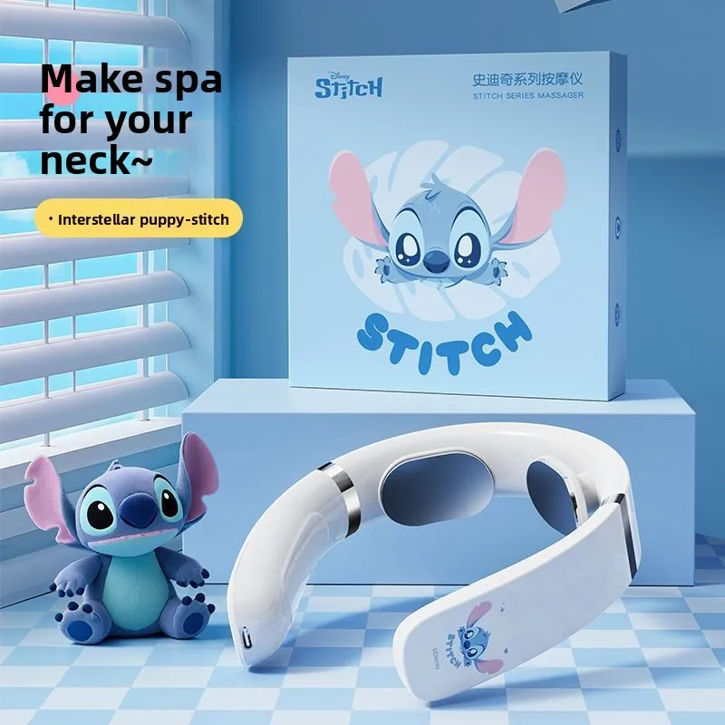 

Stich мультяшная защита для шеи, милый изысканный креативный защитный горячий компресс, массажер для шеи для мужчин и женщин, праздничный подарочный набор