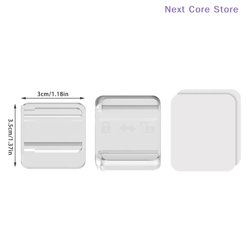 [NC]Car Toll Pass Holder Adhesive Sticky ETC Bracket Adhesive Removable Easy Installation Compact Toll Pass Holder Windshield view 5