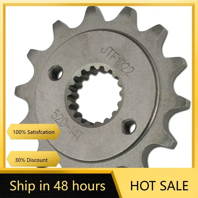 

Motocycle Front Sprocket Pinion 520 14T For Honda Off Road CRM250 MD24 MD32 1991-1999