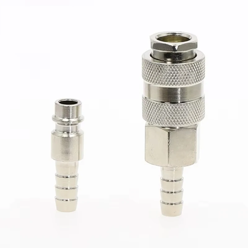 Pneumatic European-Style Air Tube Quick Connector For Connecting Tubes - Pneumatic Connector 8 Mm