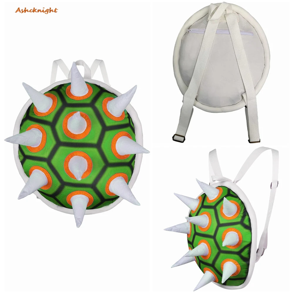 

Adult Kids Koopa Backpack Bags Anime Bros Cosplay Halloween Carnival Fantasia Outfits Suit Accessories Party Costume Props