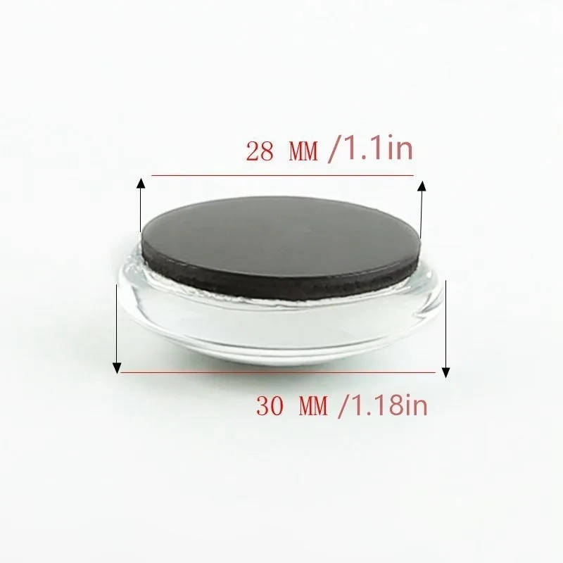 1PC 30MM Halloween Black Cat Skull Dome Glass Circular Refrigerator Sticker Halloween Skull Home Decoration Halloween Party Gift
