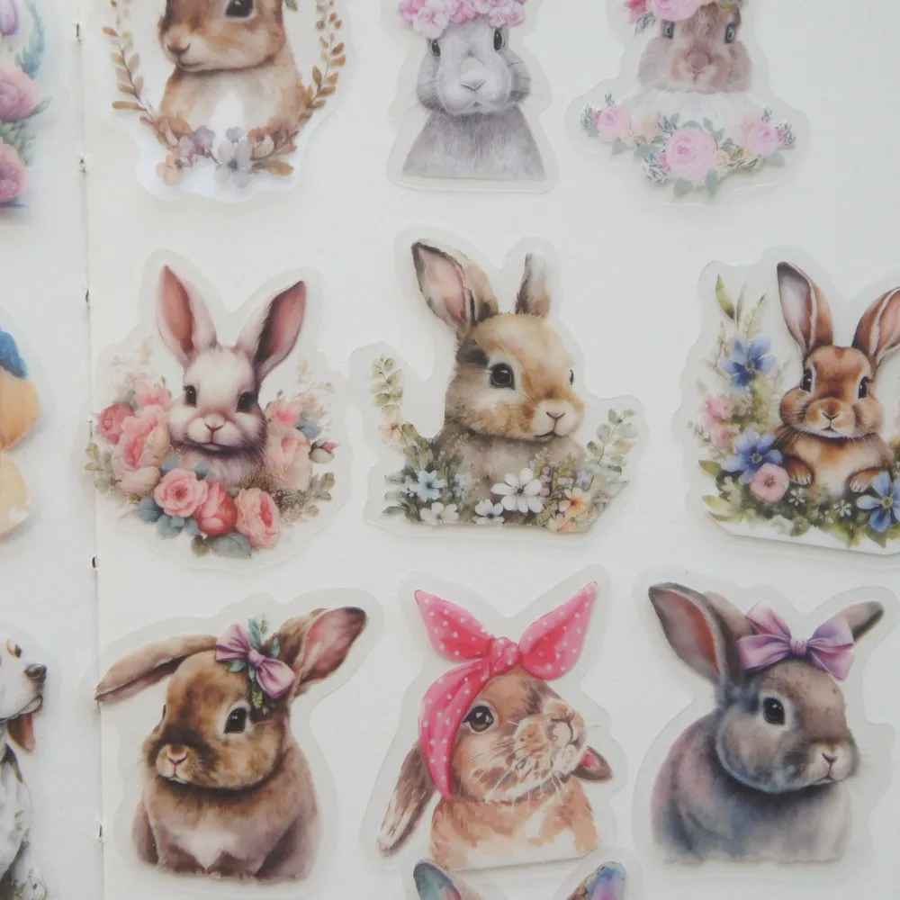 

38pcs MIX Size Cute Little Animals in The Forest Design PVC Sticker As Scrapbooking DIY Gift Packing Label Tag Decoration