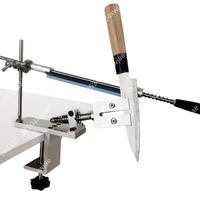 Multi-Angle Knife Sharpening System K10, 4-Stone Kit with Aluminum Base, Professional Tool