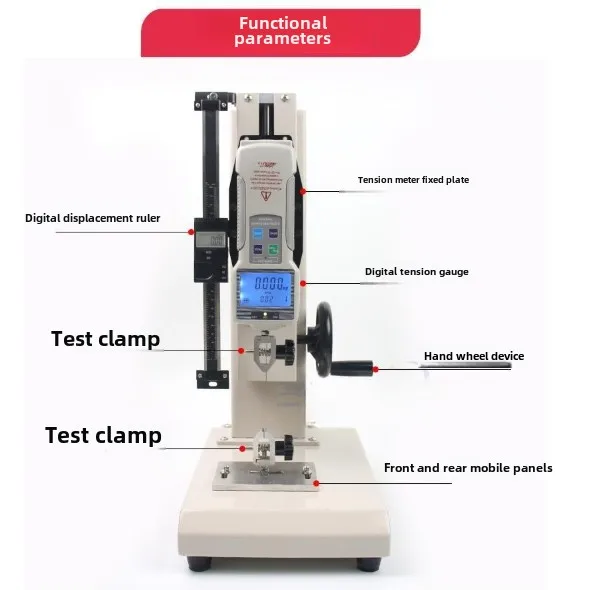 

HLD Tensile Pressure Testing Machine Test Bench Digital Display Push-Pull Gauge Zp-5 Zp-10 Zp-1000 Bracket Spiral Force Gauge Ma