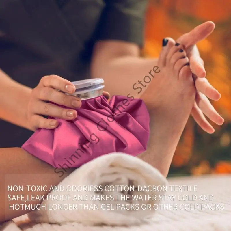 M68A Ice Pack for Injuries Reusable Breathable Ice Bag Hot Water Bag for Hot Cold Therapy Relief with Cover Not Leak
