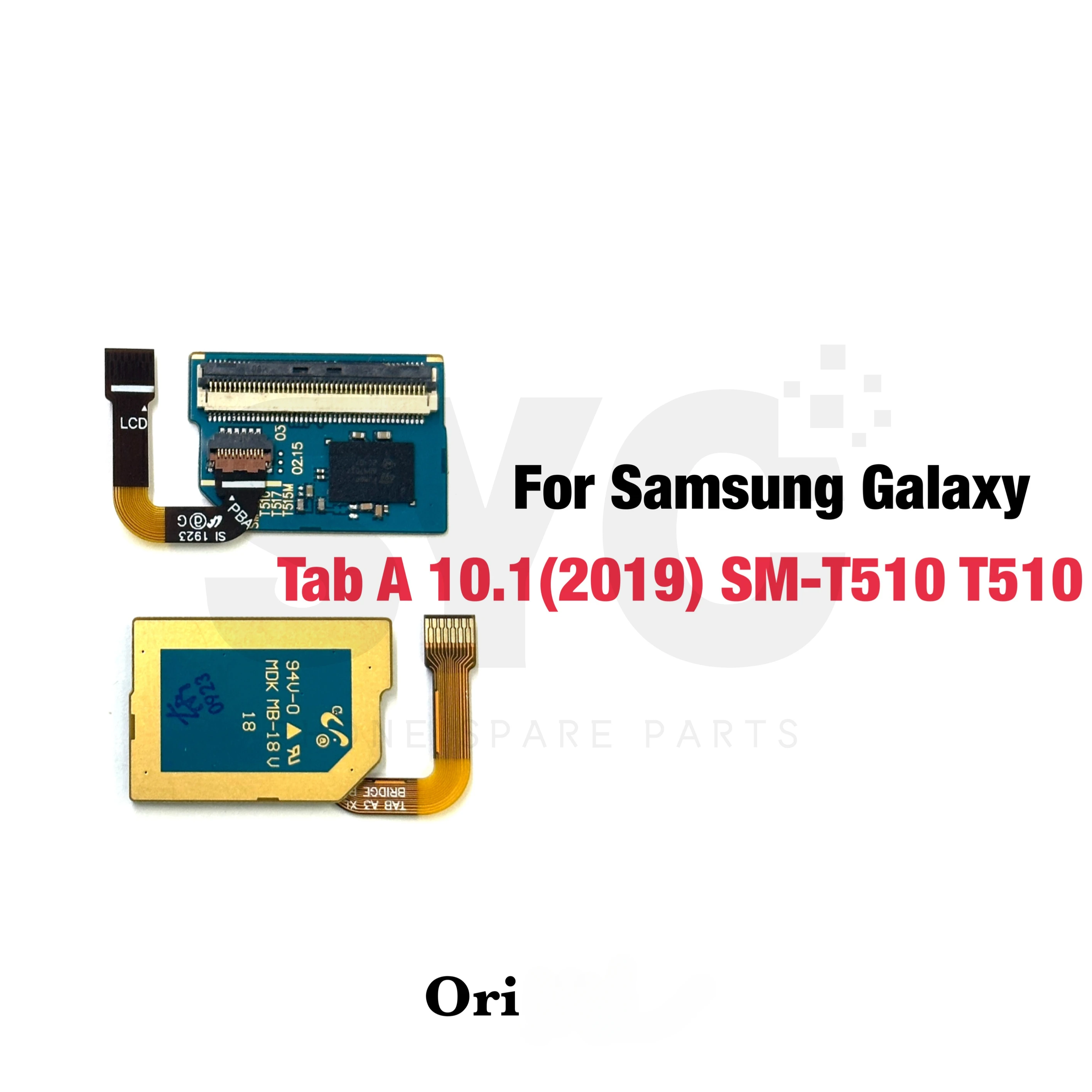 

ORG ORI LCD Display Touch Screen Panel Connector Board Flex Cable For Samsung Tab A 10.1 2019 T510 T515 Replacement