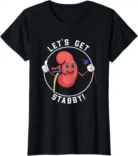 Dialysis Tech CCHT Kawaii Kidney T-Shirt