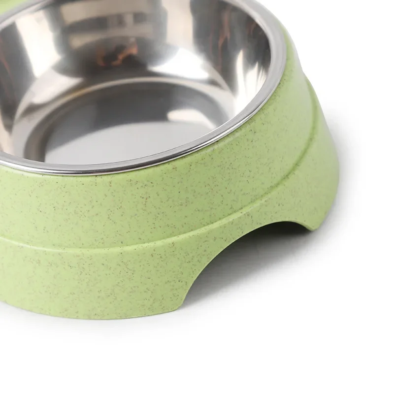 Double Pet Pet Food Bowl Stainless Steel Drinkware Pet Drink Food Cat Food Puppy Feeding Supplies Small Size Dog Accessories