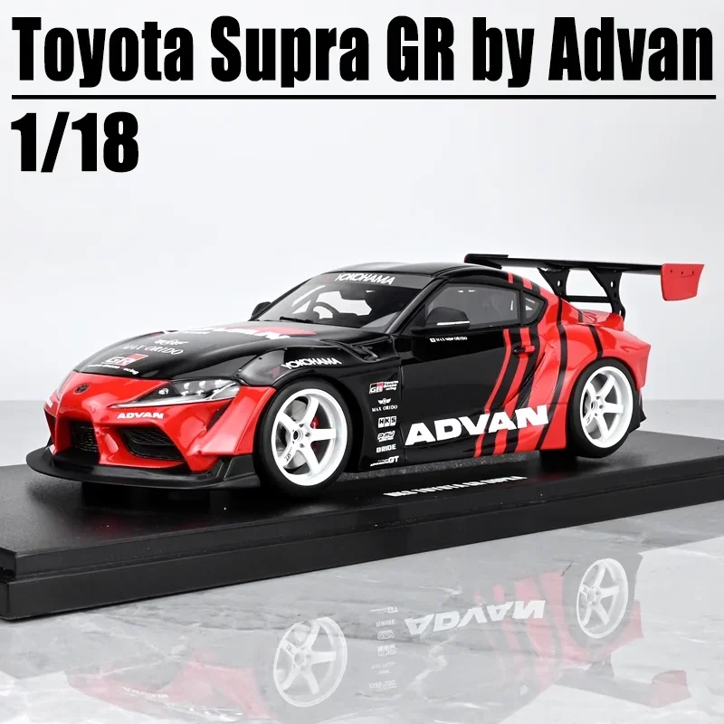 GT Spirit 1/18 Toyota Supra GR By Advan Alloy Toy Motor Vehicle Diecast Metal Model Gifts