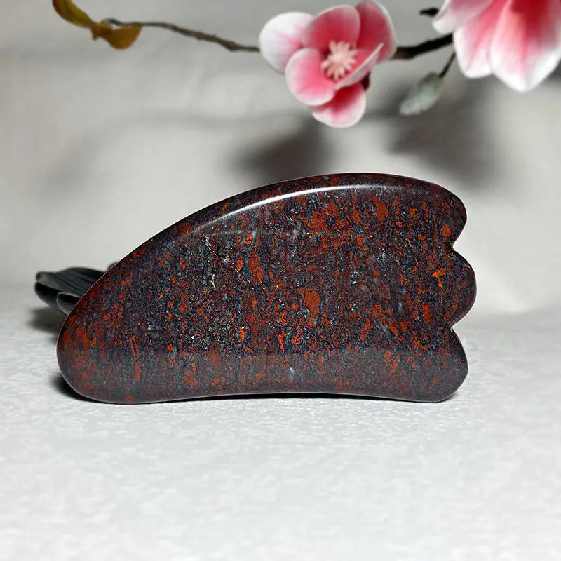 Natural Genuine Bloodstone Meteorite Rough Stone Polished Scraping Board