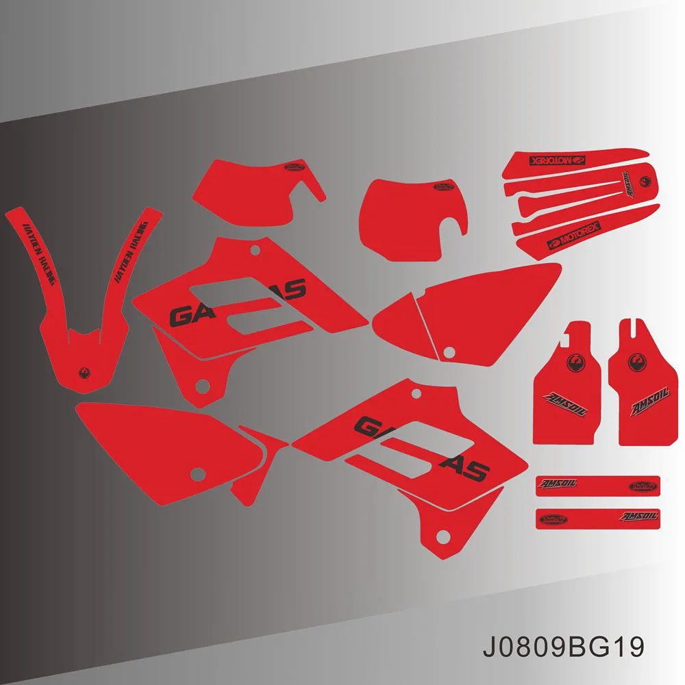 For GAS GAS GasGas EC 125 250 300 450 2003 2004 2005 2006 Graphics Decals Stickers Motorcycle Background