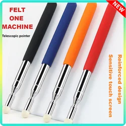 Professional Whiteboard Pen High Quality Felt Head 1 Meter Stainless Steel Telescopic Teacher Pointer Random color Dropshipping