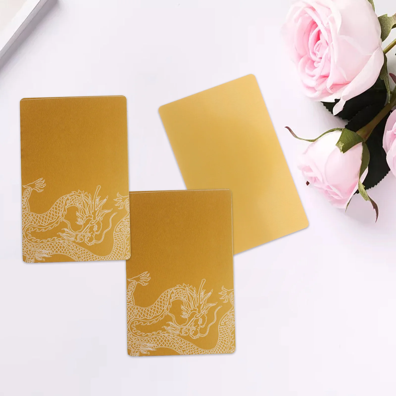 

50Pcs Blank Metal Business Cards Aluminum Alloy Sublimation Blanks DIY Smooth Metal Engraving Nameplate Cards Sublimation Blanks