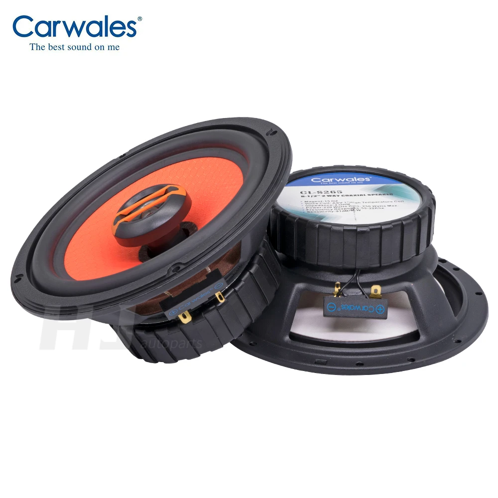 2pcs 2-Way Coaxial Speaker 6.5 Inch Universal car Door 150W Speaker kit Tweeter Sub Woofer Audio System Loud Speaker for Car