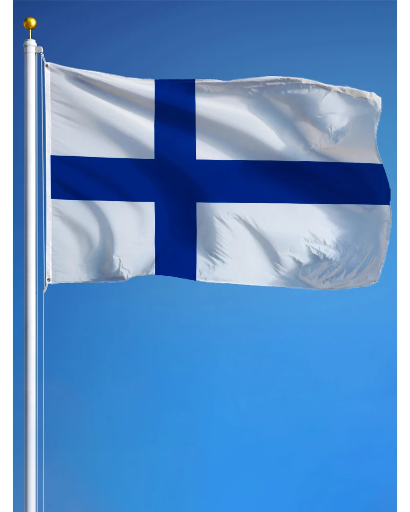 

60x90cm 90x150cm Finland flag 2x3ft/3x5ft The National flag