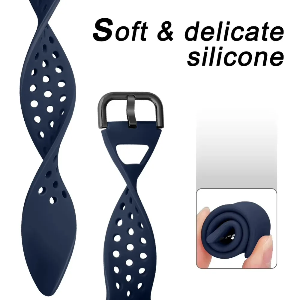 Silicone Strap for Apple Watch 10 46mm 42mm Ultra 2/1 49mm Comfortable Band IWatch 9 8 7 6 5 4 SE 45mm 41mm 44mm 40mm Bracelet